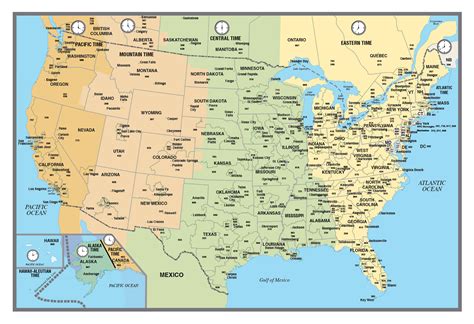 Large Detailed Map Of Area Codes And Time Zones Of The Usa Usa Maps Images And Photos Finder
