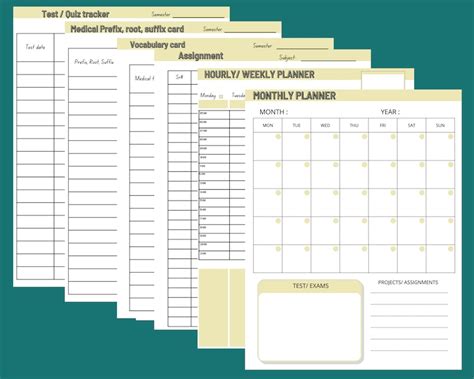 Nursing Student Note Taking Template Nursing School Notes Etsy