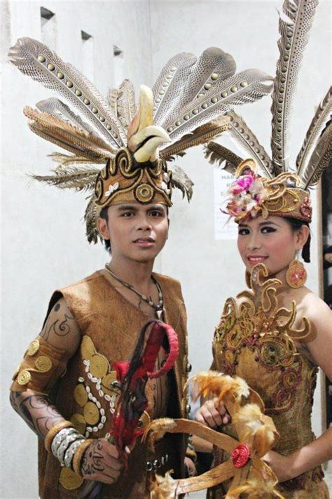 Dayak West Kalimantan Kalimantan Pakaian Tradisional Pengantin