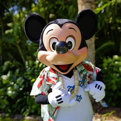 Mickey In Hawaii Mickey Mouse Mickey Disney