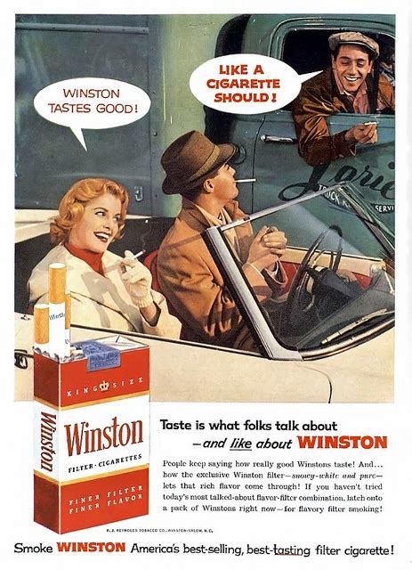 Winston Tastes Good Like A Cigarette Should Playbabe Magazine March