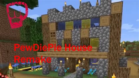 Pewdiepies Minecraft House Speed Build Youtube