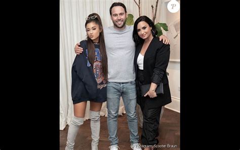 Ariana Grande Scooter Braun Et Demi Lovato Juillet 2019 Purepeople