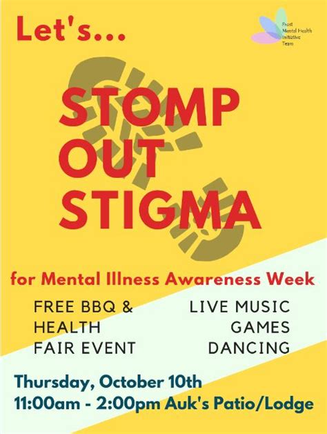 Frost Campus To ‘stomp Out Stigma For Mental Illness Awareness Week