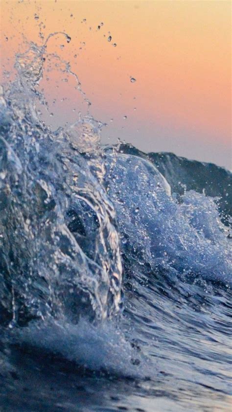 Water Splashes Sea Waves Tide 720x1280 Wallpaper