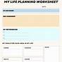 Template End Of Life Planning Worksheet