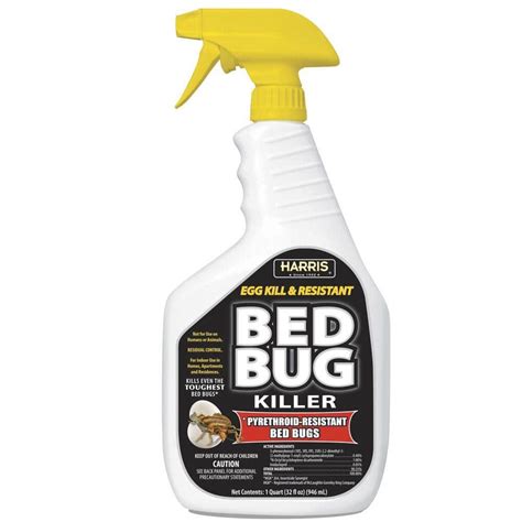 Harris 32 Oz Ready To Use Egg Kill And Resistant Bed Bug Killer Blkbb