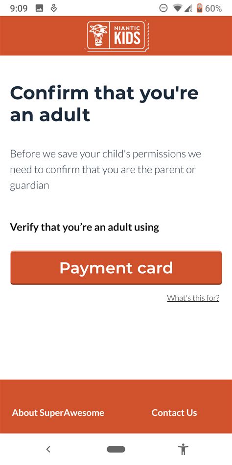 We did not find results for: We need your credit card information to confirm that you're an adult so that your child can play ...