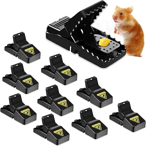 Plastic Mouse Traps Reusable Mice Rat Trap Snare Catcher Rodent Indoor