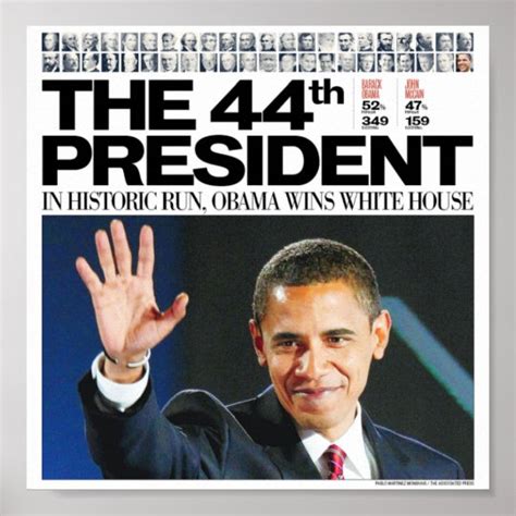 Obama The 44th President Poster