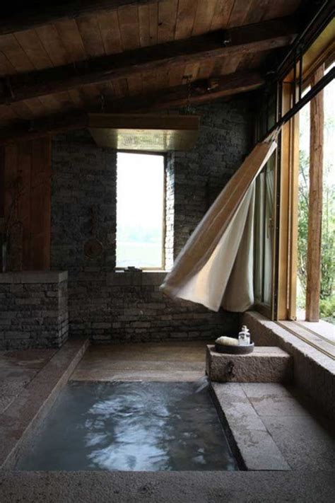 22 Natural Stone Bathtubs Emphasizing Their Spatialities Stone