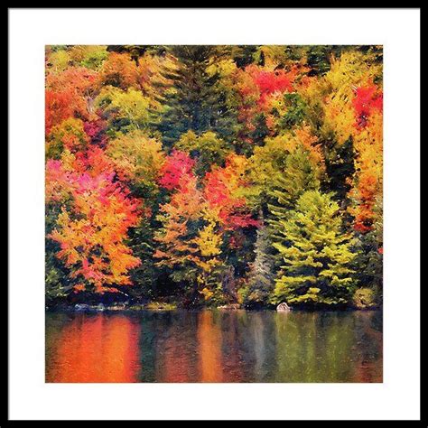 Autumn In New England 03 Framed Print By Am Fineartprints Art