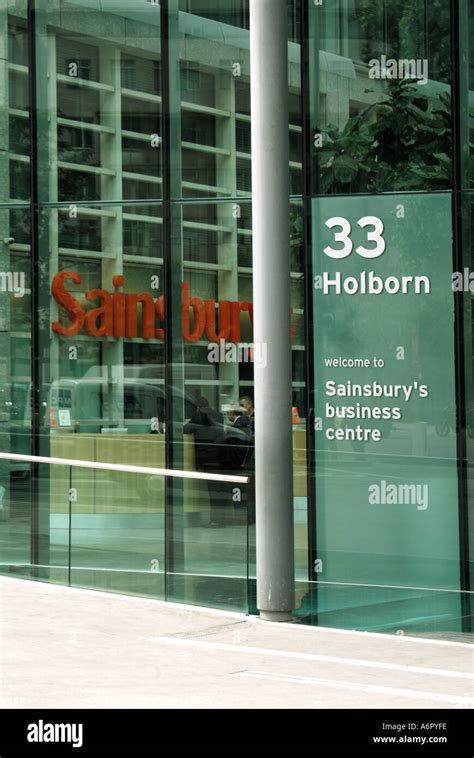 Holborn London Sainsburys Business Centre Office Building Close Up