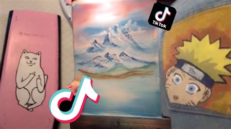 Painting Tiktok Painting Art And Collectibles Acrylic Pe