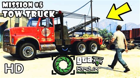 Gta V Gameplay Tow Truck Mission Youtube