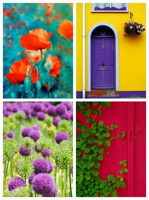 Complementary Colors Color Art Lessons Colorful Art Complimentary