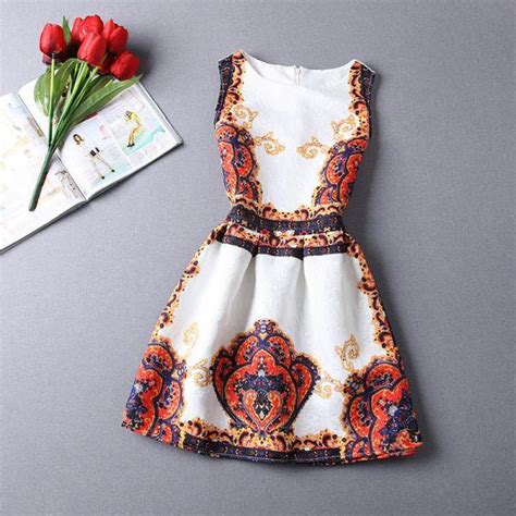 Printing New Spring And Summer Jacquard Was Thin Sleeveless Vest Dress
