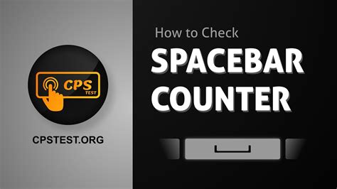 How To Spacebar Click Count Spacebar Counter Spacebar Test Youtube