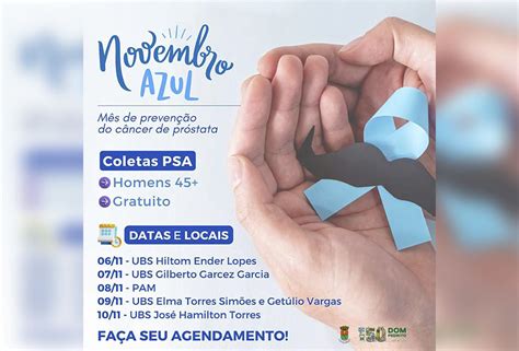 Saúde promove ação alusiva ao Novembro Azul Portal Mais Dom Pedrito