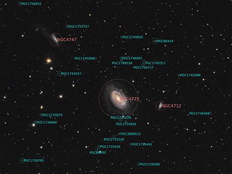 Ngc 4725 Astrodoc Astrophotography By Ron Brecher