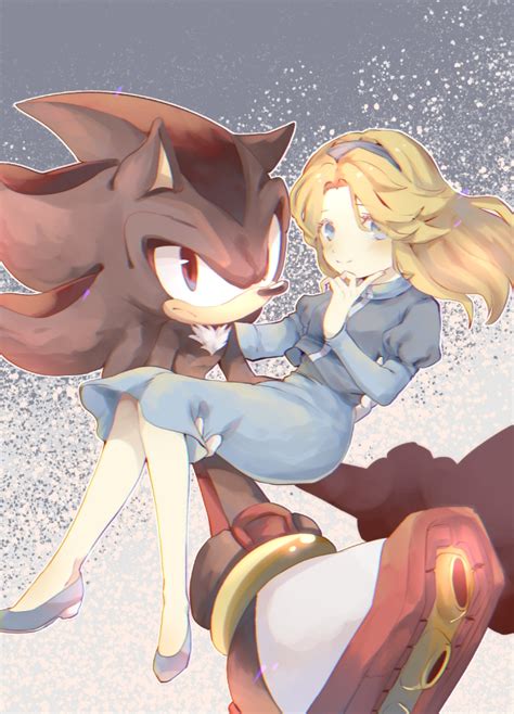 Shadow The Hedgehog And Maria Robotnik Sonic Drawn By Tondamanuke Danbooru