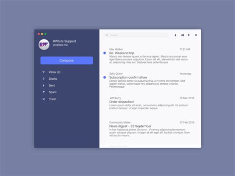 Mail Mockup By Marvin Niedt On Dribbble