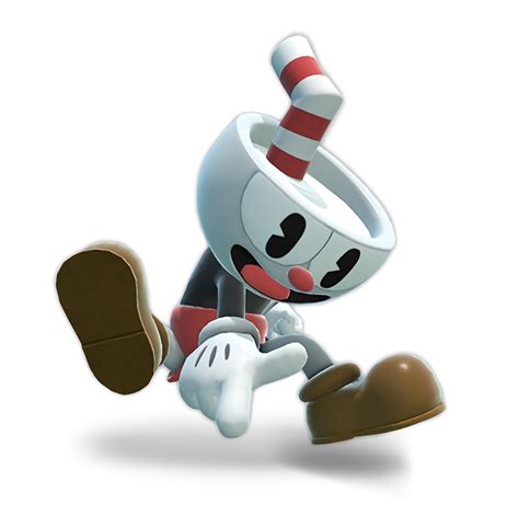 Official Cuphead Render From Super Smash Bros Ultimate Cuphead