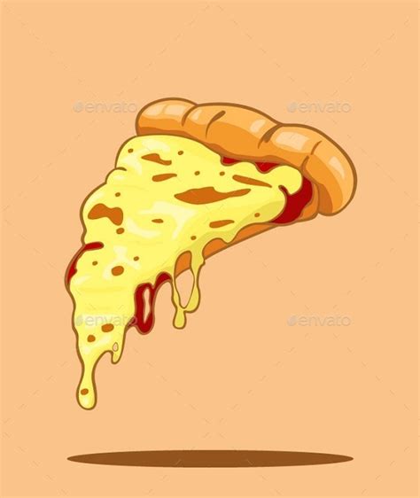 Cheese Pizza Cartoon
