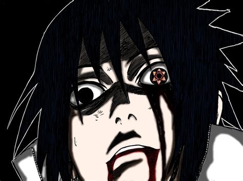 Colored Manga Sasuke By Blackcatyoru On Deviantart