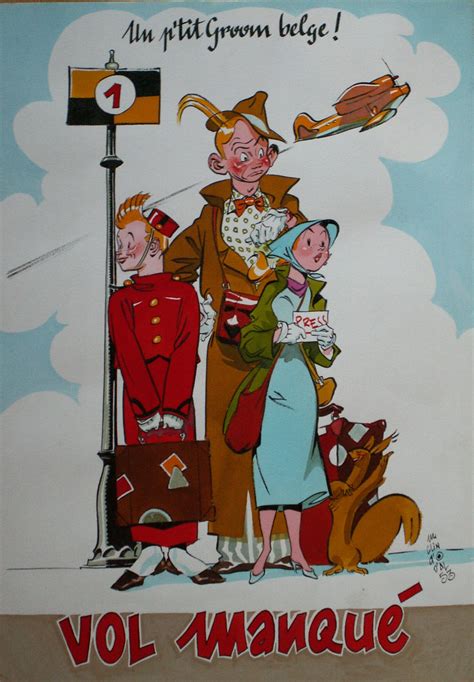 Spirou And Fantasio Par Al Severin Illustration Originale