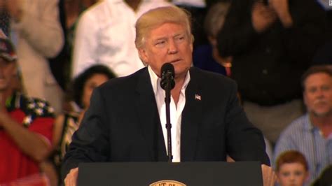 President Trump Starts Rally Attacking Media Cnn Video