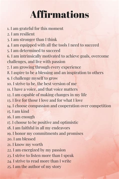 Affirmations | Positive self affirmations, Affirmations, Love affirmations