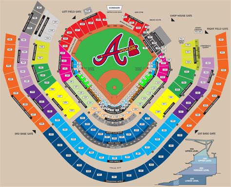 Atlanta Braves Seating Chart With Rows Cabinets Matttroy