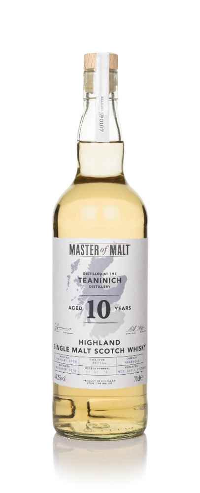 Teaninich 10 Year Old 2008 Master Of Malt Whisky Master Of Malt