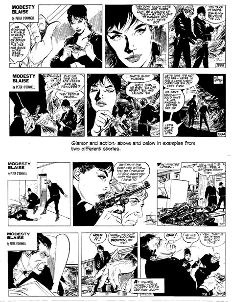 Modesty Blaise And Peter Odonnell And The Last Great Adventure Strip
