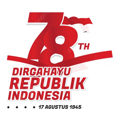Logo Hut Ri Psd Th Indonesia Merdeka Logo Transparent Background Png