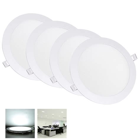 91218w Led Round Recessed Ceiling Flat Panel Down Light Ultra Slim