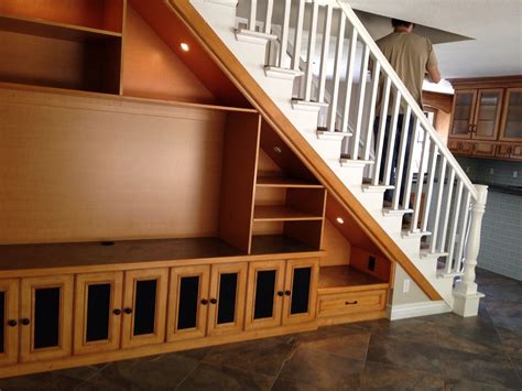 Solution For Open Space Under Staircase This Is Double Sided With