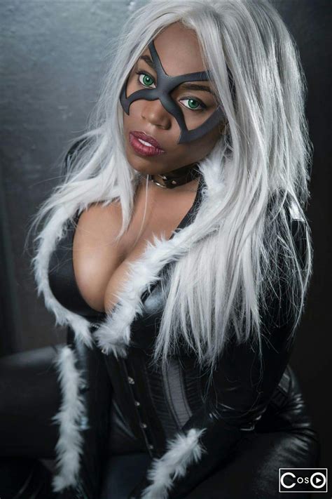 Pin By Pow On Cosplay Black Cosplayers Black Cat Marvel Black Cat
