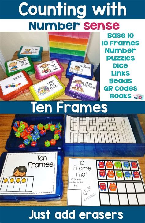 Number Sense Activity Boxes Preschool Math Numbers Number Sense