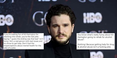 Kit Harington People Joked About Actor Checking Into Rehab And Fans