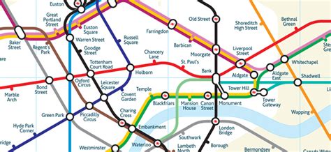 New London Underground Tube Map Design Proposal By Mark Noad