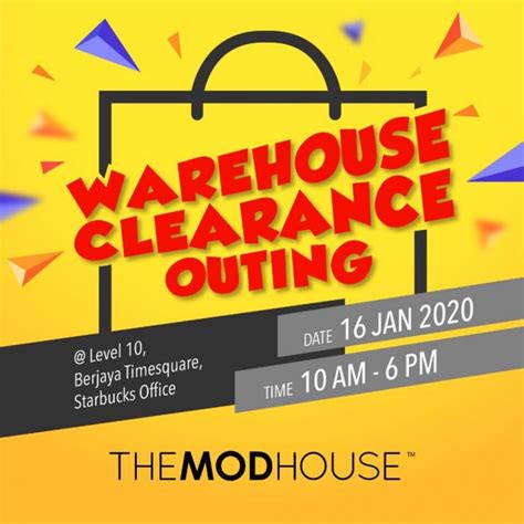 The Mod House Warehouse Clearance Sale At Berjaya Times Square 16