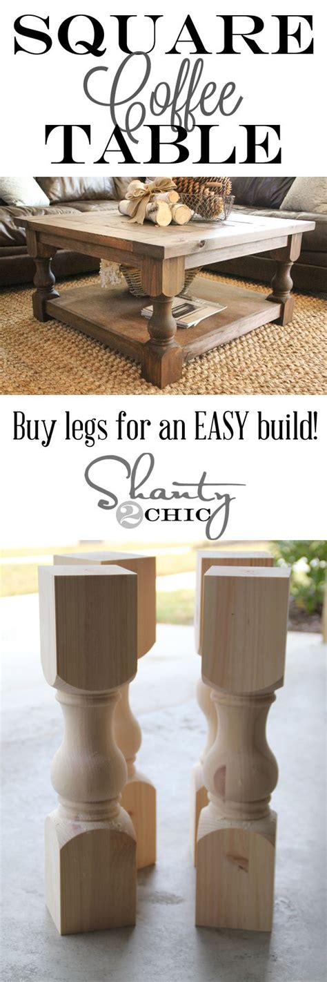 ✔versatile table for living room: DIY designer inspired coffee table. Easy instructions to ...