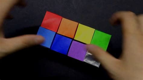 Origami Infinity Cube Youtube