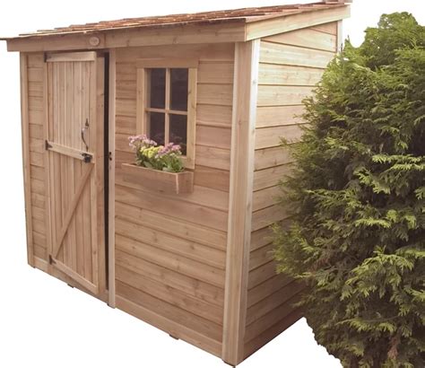 Outdoor Living Today Spacesaver 85 Ft W X 45 Ft D Solid Wood Lean