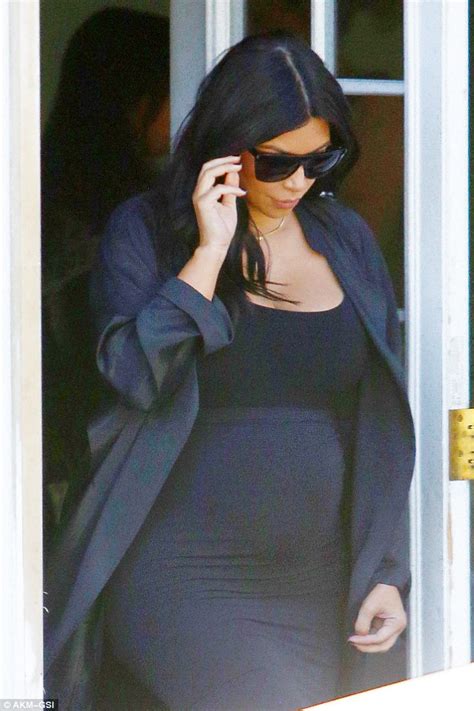 Pregnant Kim Kardashian Bares Naked Baby Bump In Ill Fitting Outfit