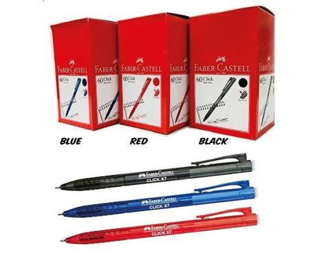 Faber Castell Ball Pen Click X7 30s Wellmax