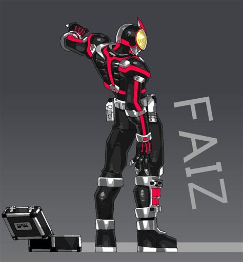 3 pahlawan bernama faiz, kaixa, dan delta bertarung melawan orephenoch dan menyelamatkan umat manusia. Kamen Rider Faiz | Kamen rider, Kamen rider faiz, Kamen ...