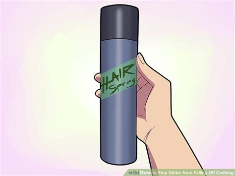 Just turn the top inside out and wash it with cool water. 3 Ways to Stop Glitter from Falling Off Clothing - wikiHow